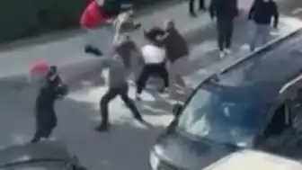 Kartaltepe'de Yol Verme Tartışması Kavgaya Dönüştü: Tekme ve Yumruklar Havada Uçuştu