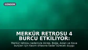 Merkür Retrosu 4 Burcu Etkiliyor: Kasım Ortasına Kadar Dikkatli Olunmalı