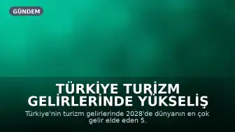 Türkiye Turizm Gelirlerinde Yükseliş Hedefliyor: 2028'de İlk 5'e Girmesi Bekleniyor