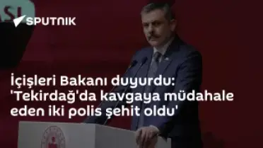 İçişleri Bakanlığı Duyurdu: Tekirdağ'da Kavgaya Müdahale Eden İki Polis Şehit Oldu