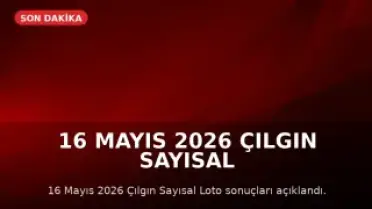 16 Mayıs 2026 Çılgın Sayısal Loto Sonuçları Açıklandı: Büyük İkramiye Devretti