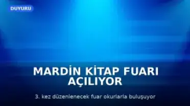 3. Mardin Kitap Fuarı Kitapseverlerle Buluşuyor