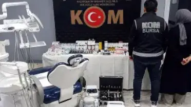 Bursa'da Sahte Diş Hekimi Çift Gözaltına Alındı