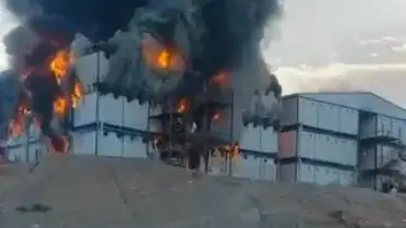 Kahramanmaraş'ta Şantiyede Yangın: 1 İşçi Hayatını Kaybetti, 6 Yaralı