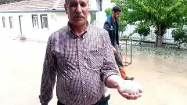 Malatya'da Dolu Yağışı Hayatı Olumsuz Etkiledi