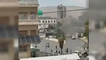 Şam'da Savunma Bakanlığı Yakınında Patlama Meydana Geldi