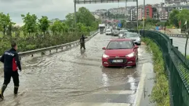 Zonguldak-Alaplı Çevre Yolu Su Altında Kaldı, Ulaşım Durdu