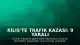 Kilis'te Trafik Kazası: 9 Yaralı