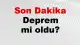 Düzce Gölyaka'da Deprem Meydana Geldi