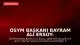 ÖSYM Başkanı Bayram Ali Ersoy: "2026-YKS sonuçları açıklandı"