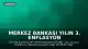 Merkez Bankası Yılın 3. Enflasyon Raporunu Açıklıyor