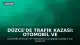 Düzce'de Trafik Kazası: Otomobil ve Motosiklet Çarpıştı, 3 Yaralı