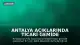 Antalya Açıklarında Ticari Gemide Yaralanan Kişi Sahil Güvenlik Ekiplerince Tahliye Edildi