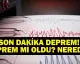 17 Mayıs 2026 Pazar Günü Sivas'ta Deprem Meydana Geldi
