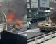 Bahçelievler'de Seyir Halindeki Kamyonet Alev Aldı