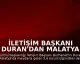 İletişim Başkanı Duran'dan Malatya Depremi Sonrası Açıklama