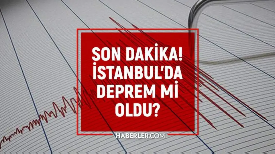 İstanbul'da Sabah Saatlerinde Sarsıntı Hissedildi