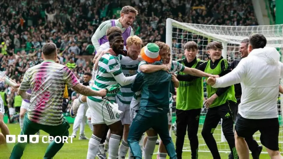 SPFL: Celtic ile Hearts arasındaki şampiyonluk maçı, saha olaylarına rağmen tatil edilmedi