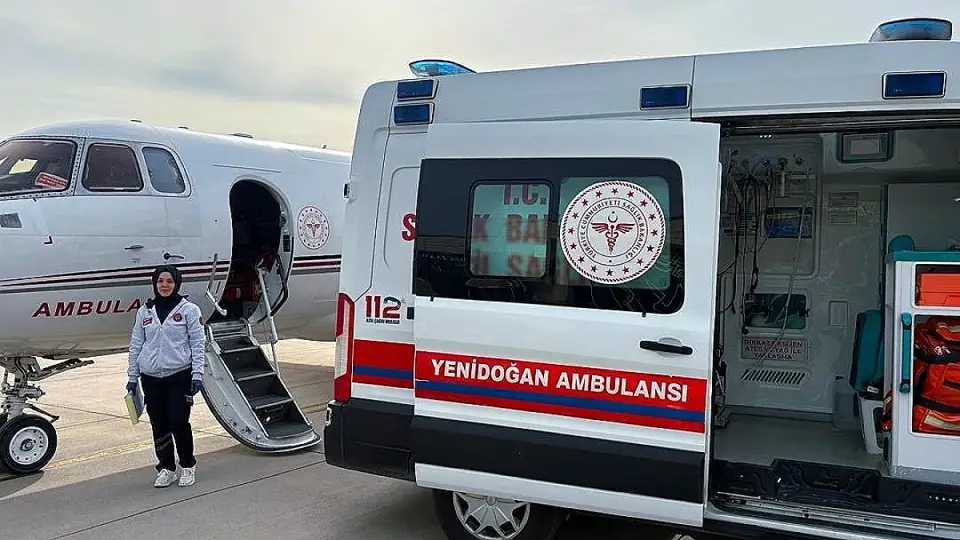 Bilge Bebek, Doğuştan Kalp Delikliği Nedeniyle Ankara'ya Nakledildi