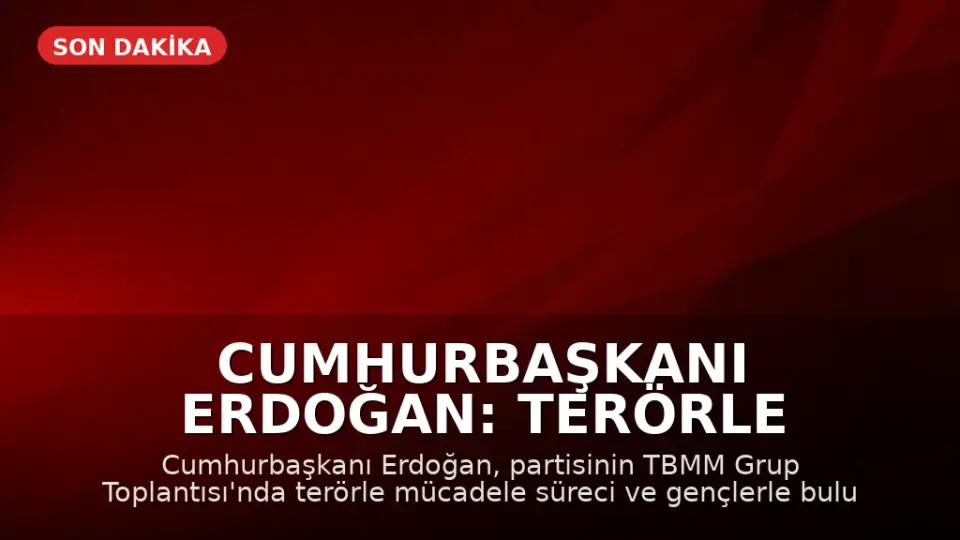 Cumhurbaşkanı Erdoğan: Terörle Mücadele Sürecini Tamamlayacağız