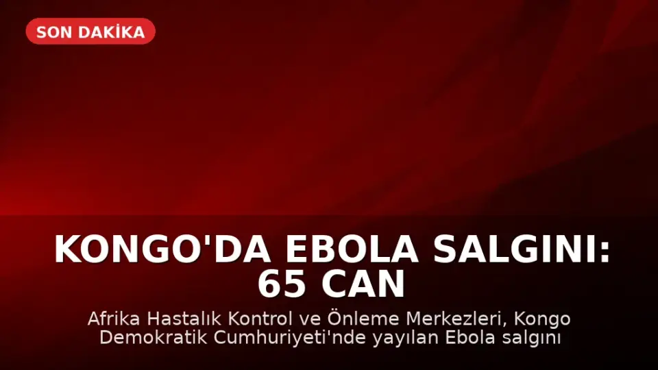 Kongo'da Ebola Salgını: 65 Can Kaybı Bildirildi