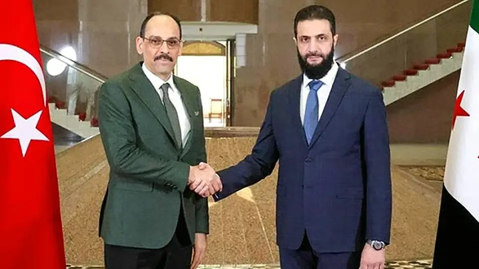 MİT Başkanı İbrahim Kalın Şam'da Suriye Devlet Başkanı Ahmed eş-Şara ile Görüştü