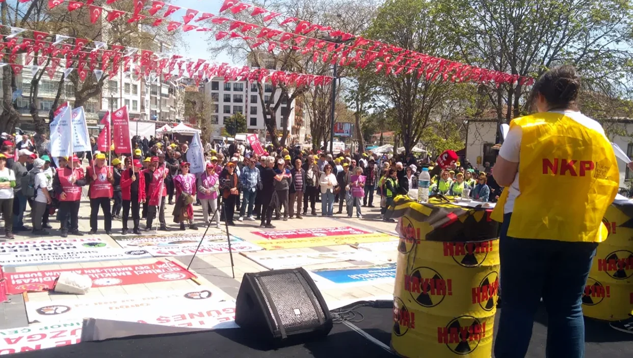 Sinop'ta Nükleer Santrallara Karşı Miting Düzenlendi