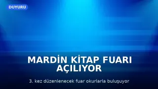 3. Mardin Kitap Fuarı Kitapseverlerle Buluşuyor