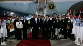 ABD Başkanı Trump, Çin Devlet Başkanı Xi Jinping ile görüşmek üzere Pekin'e indi
