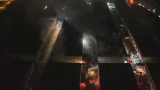 Başakşehir'de 2 katlı iş yerinde yangın: Yaralı yok