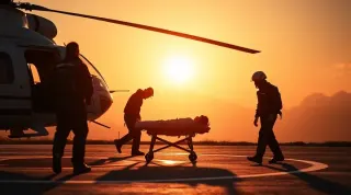 Dağda Düşen E.A. Helikopterle Hastaneye Kaldırıldı