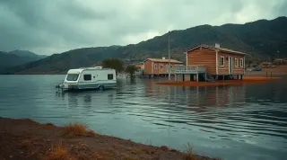 Erciyes'te Kar Erimesiyle Göl Seviyesi Arttı: Kamp Alanları Sular Altında Kaldı