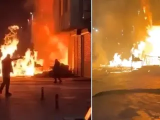 İstanbul'da İş Yerinde Patlama ve Yangın: Çok Sayıda Dükkan Zarar Gördü