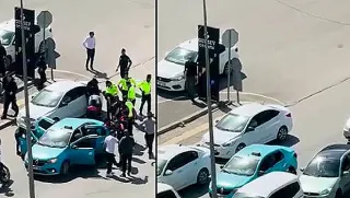 Kız arkadaşı ile taksi sürücüsünü rehin aldı, kovalamaca sonucu yakalandı