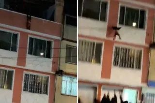 Kolombiya'da Bebek Balkondan Sarktı, Mahalle Sakinleri Kurtardı