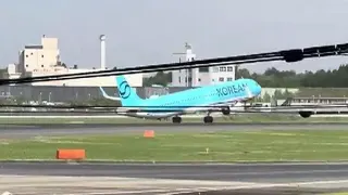 Kore Uçağı Pilotunun Rüzgar Paniği: Uçak Pisti Pas Geçti