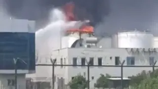 Mersin'deki Biyodizel Üretim Tesisinde Yangın