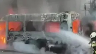 Öğrenci Servisinde Yangın: Minibüs Kullanılamaz Hale Geldi