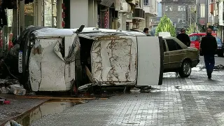 Samsun'un Havza ilçesinde sel felaketi: Araçlar sürüklendi, evler ve iş yerleri sular altında kaldı