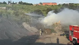 Ümraniye'de Hayvan Barınağı Yakınında Yangın Paniği
